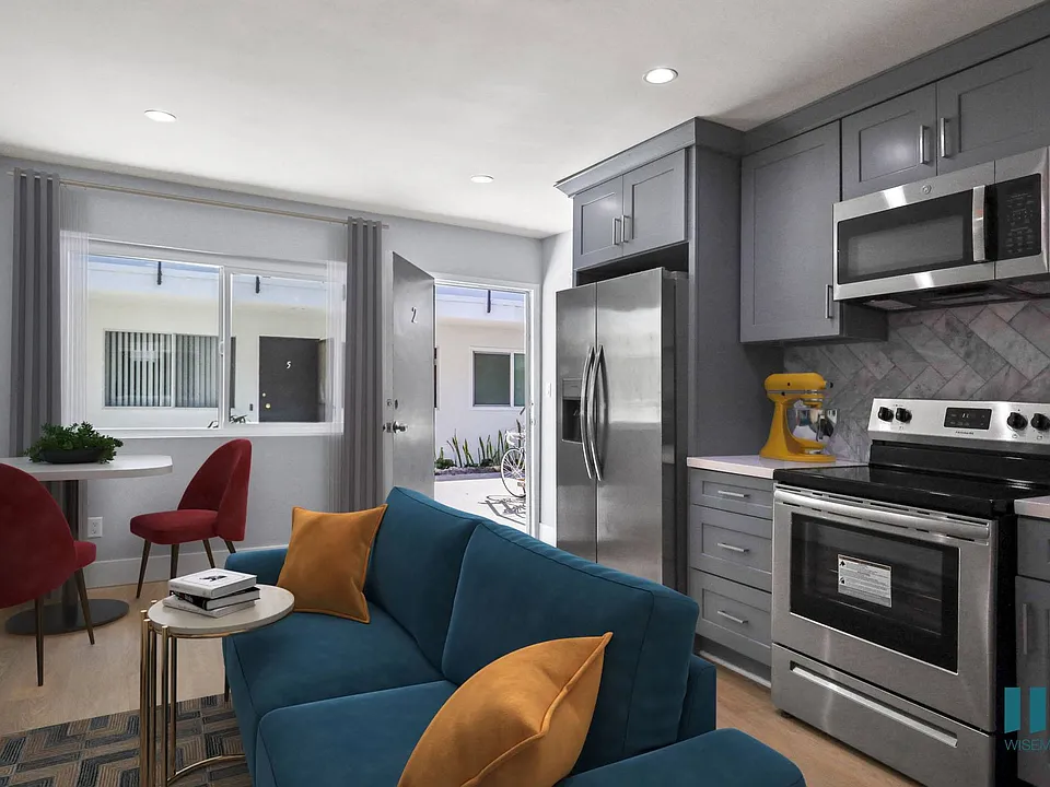 Open-Concept Kitchen, Dining, and Living Room
