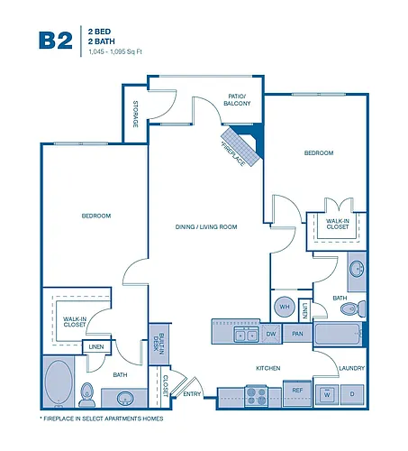 Floor plan B2 Upgrade