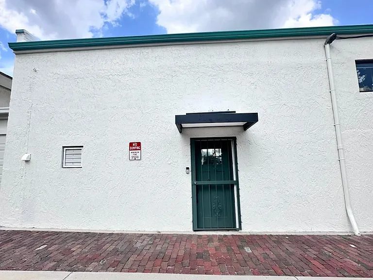 Charming exterior view of the studio.