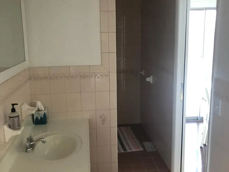 View of the first floor full bathroom.