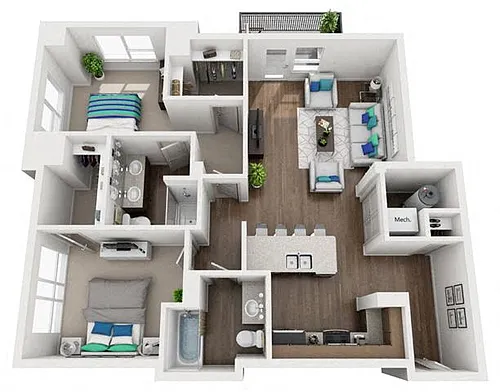 Floor plan 2H