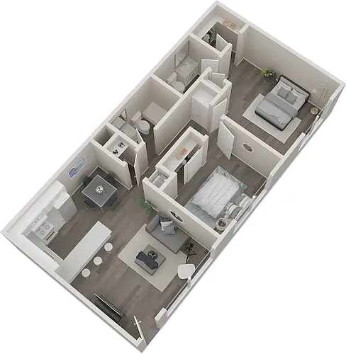 Floor plan 2X2