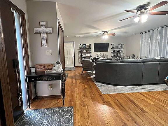 Living room from front door