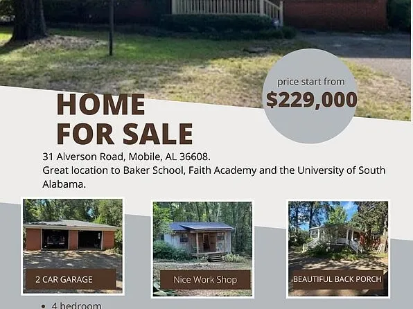31 Alverson Rd S, Mobile, AL 36608