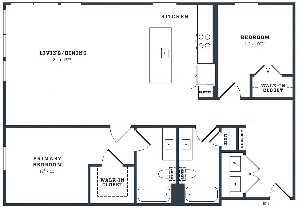Floor plan B7
