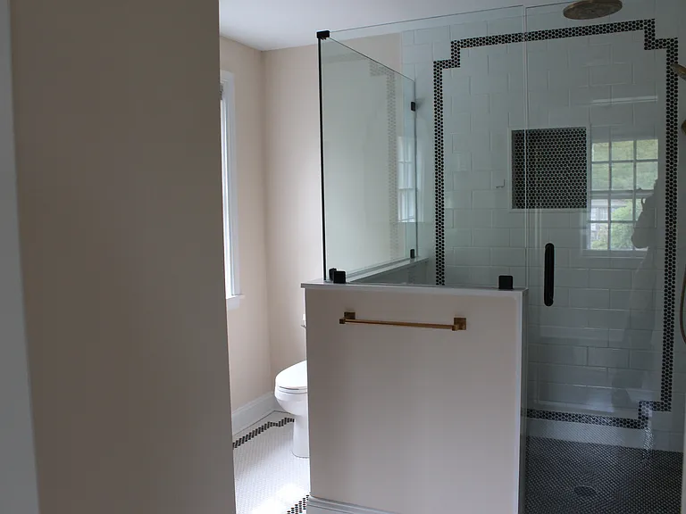 Master shower