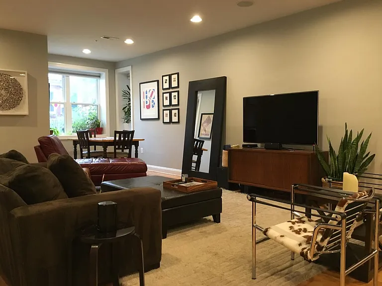 Open concept living room and dining room