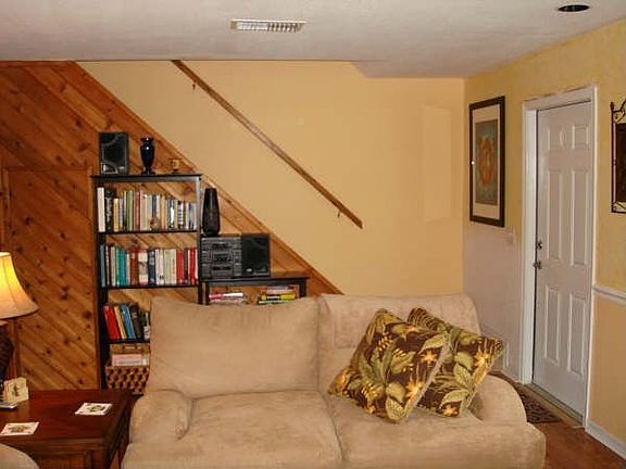 Front door and stairs 