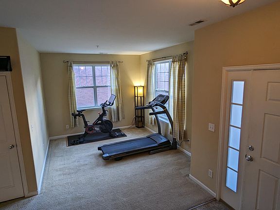 View of the first floor from the stairs