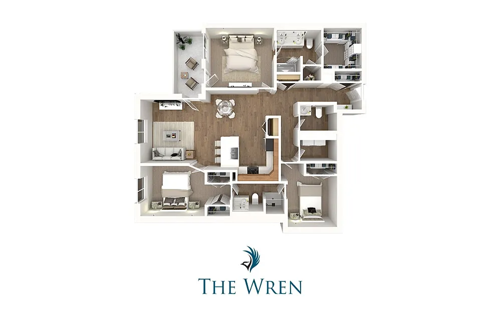 Floor plan Westminister Penthouse - The Wren