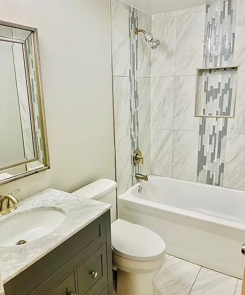 Fully updated and clean bathrooms - 1 with step-in shower, the other with a tub.