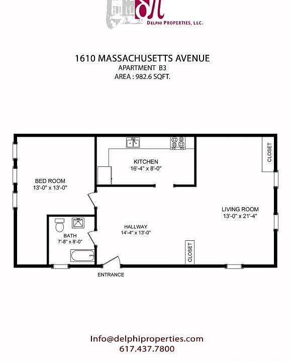 1st image of 1610 Massachusetts Ave APT B3