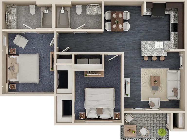 Whether you're looking for the perfect layout to share with a roommate_each with a private bathroom_or dreaming of a dedicated home office, Glazora offers the ideal space for your lifestyle.