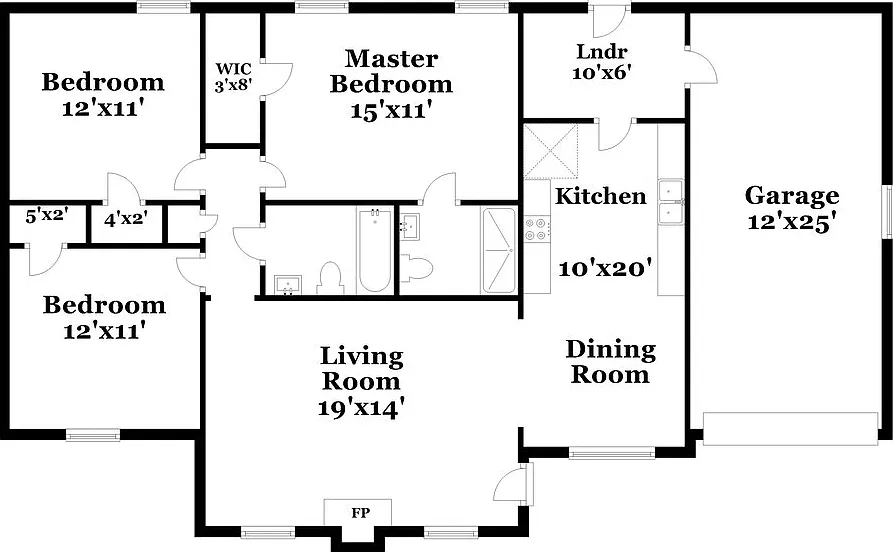 3 bed, 2.0 bath, 1212 sqft, $1,925 — Photo 2