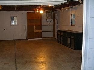 inside of garage