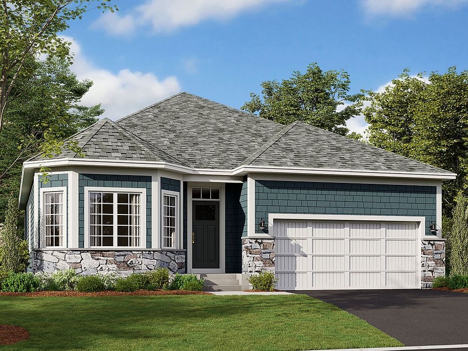 Graystone Elevation B - Stone