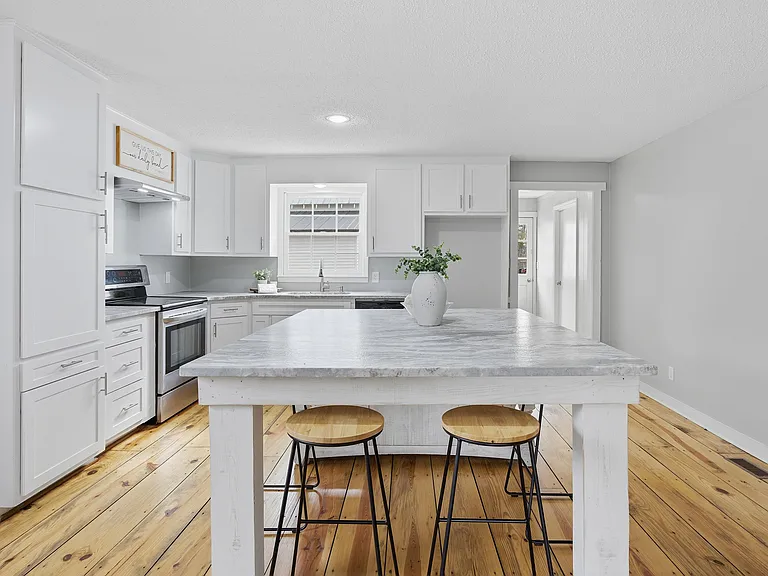 Kitchen view on the main level