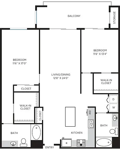 Floor plan Villas - Tesoro