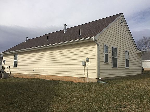 Rear view of home