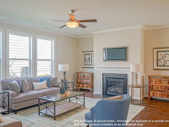 Living Room with Optional Fireplace Example Image