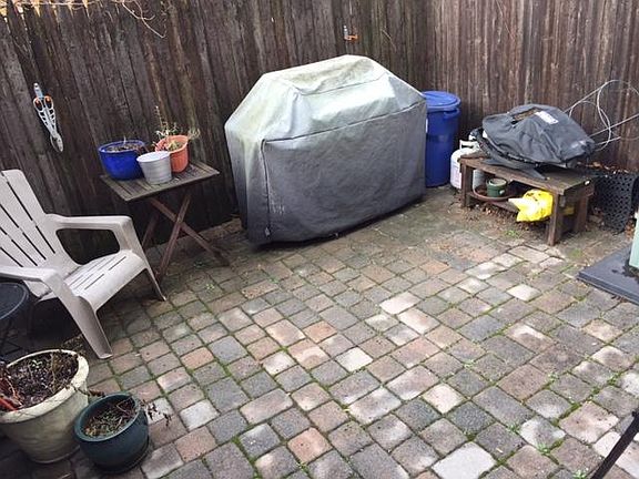 Rear patio