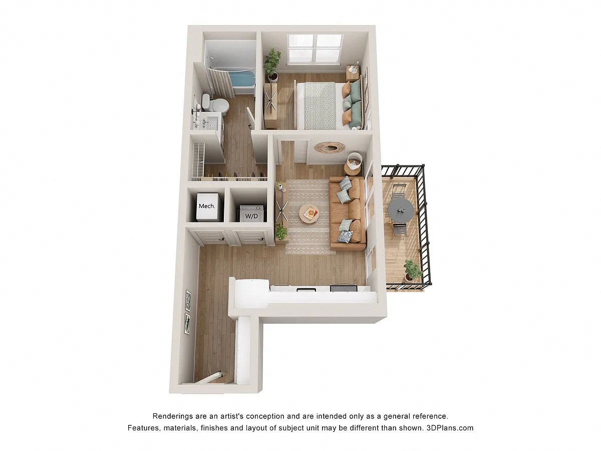 Floor plan A1B