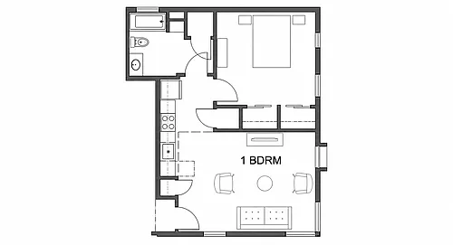 Floor plan 1C