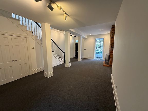 Looking back at the front door from the great room