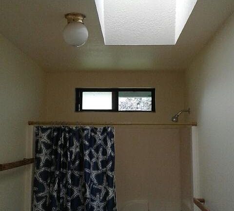 Bathroom with skylight