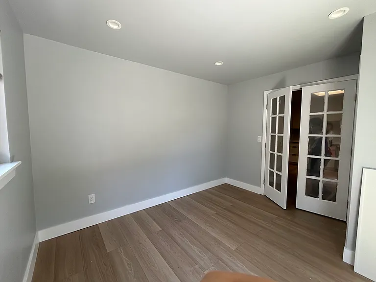 Office or 3rd bedroom with double doors