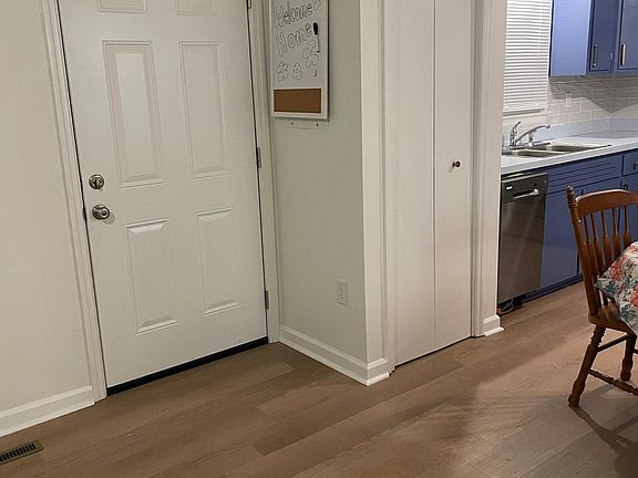 Enter into open concept Kitchen and Family Room