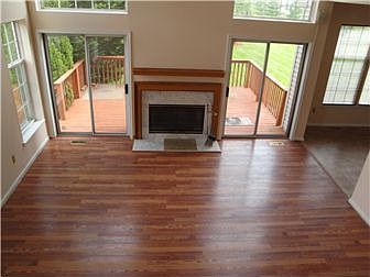 Family Room with Catherdal Ceiling