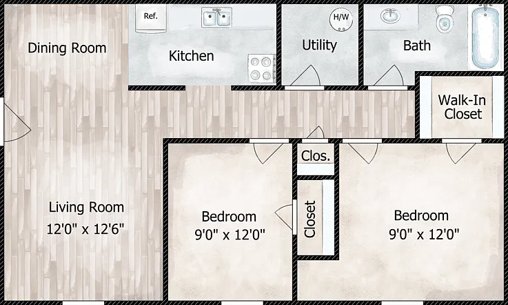 The Bennett Floorplan Diagram