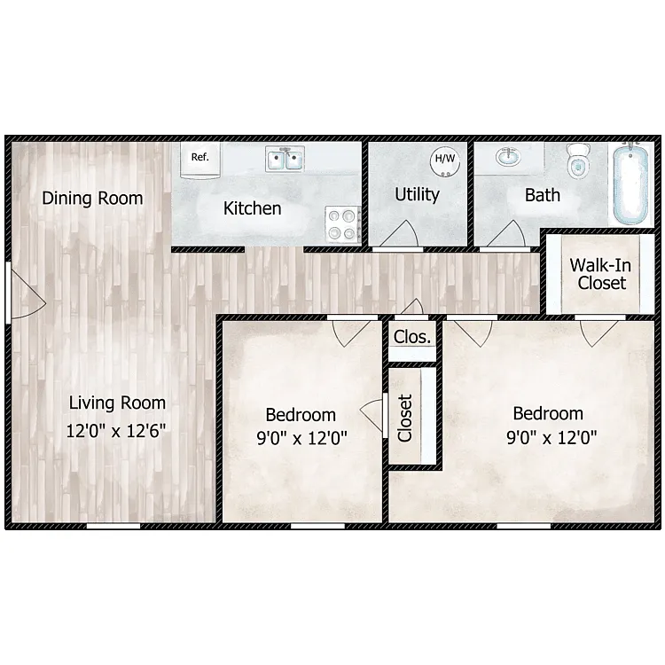Floor plan The Bennett