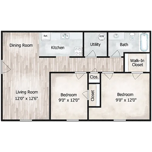 Floor plan The Bennett