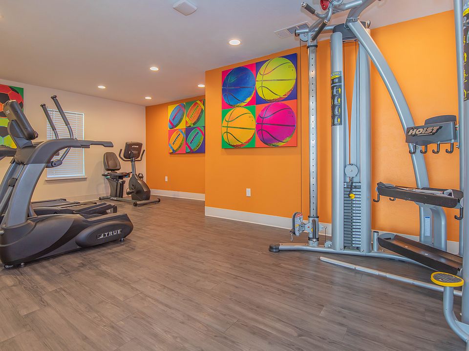 Fitness center.
