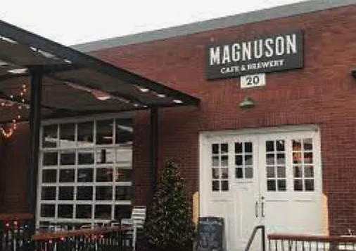 Magnuson Cafe and Brewery across the street.