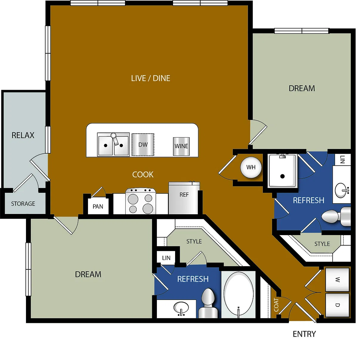 Floor plan B2