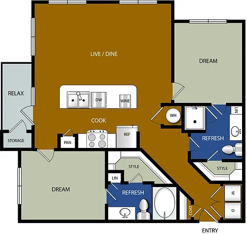 Floor plan B2