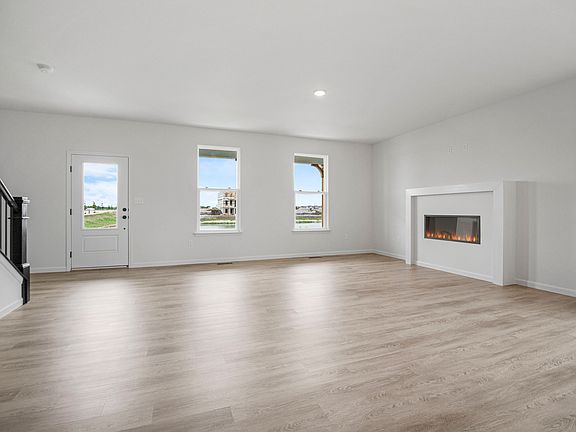 Great room with fireplace