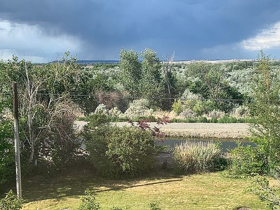 lower back yard with canal