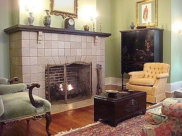 living room fireplace
