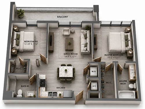 Floor plan B