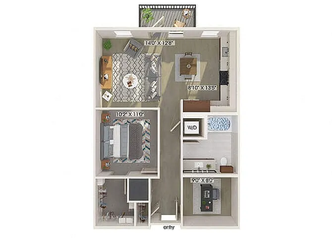 Floor plan A4D