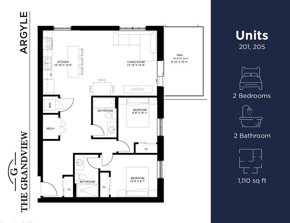 2nd image of 80 Caithness St W #201