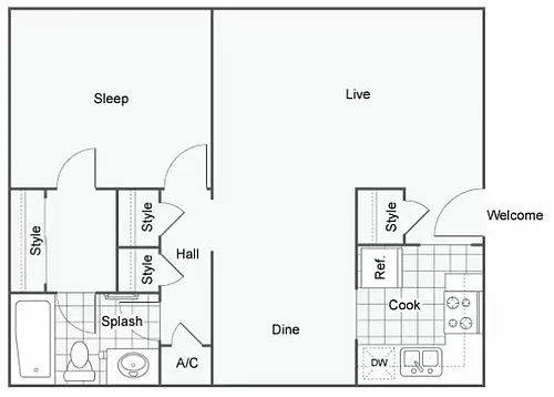 Floor plan Azalea