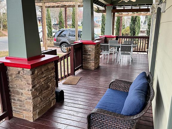 8-foot wide front porch.
