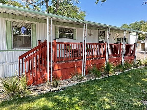 Covered deck with gates