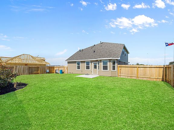 Spacious backyard
