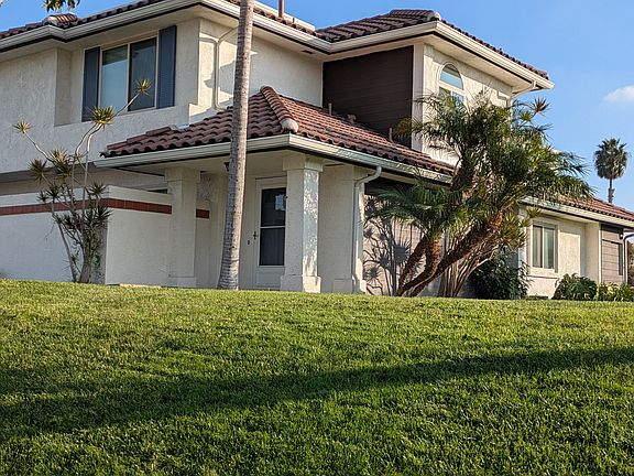 The front/side of the house. This is an end unit.